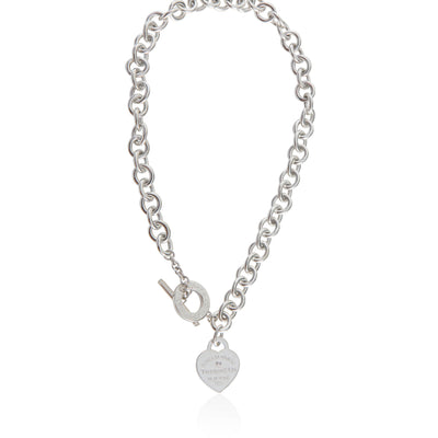 Tiffany & Co. Sterling Silver Diamond Necklace fv
