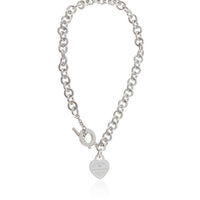 Tiffany & Co. Sterling Silver Diamond Necklace fv