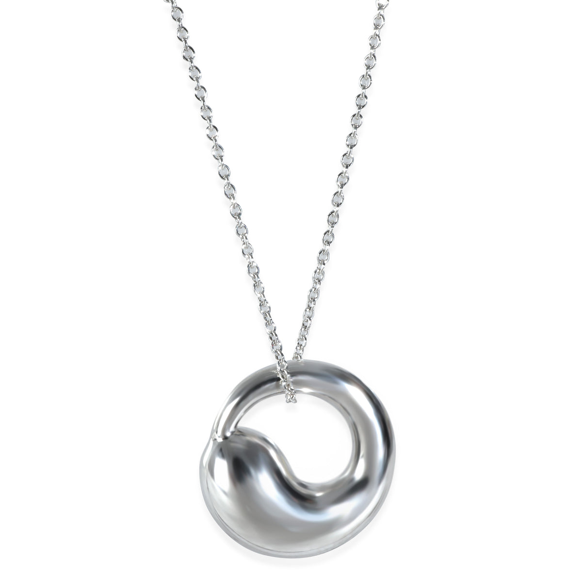 Tiffany & Co. Sterling Silver  Elsa Peretti Eternal Circle Pendant