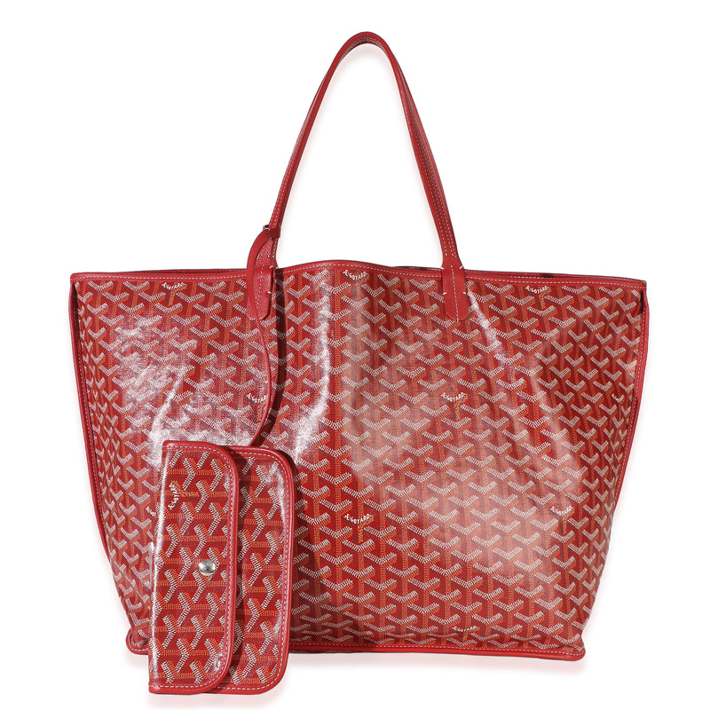 Goyard Red ine Canvas Anjou GM Handbag id
