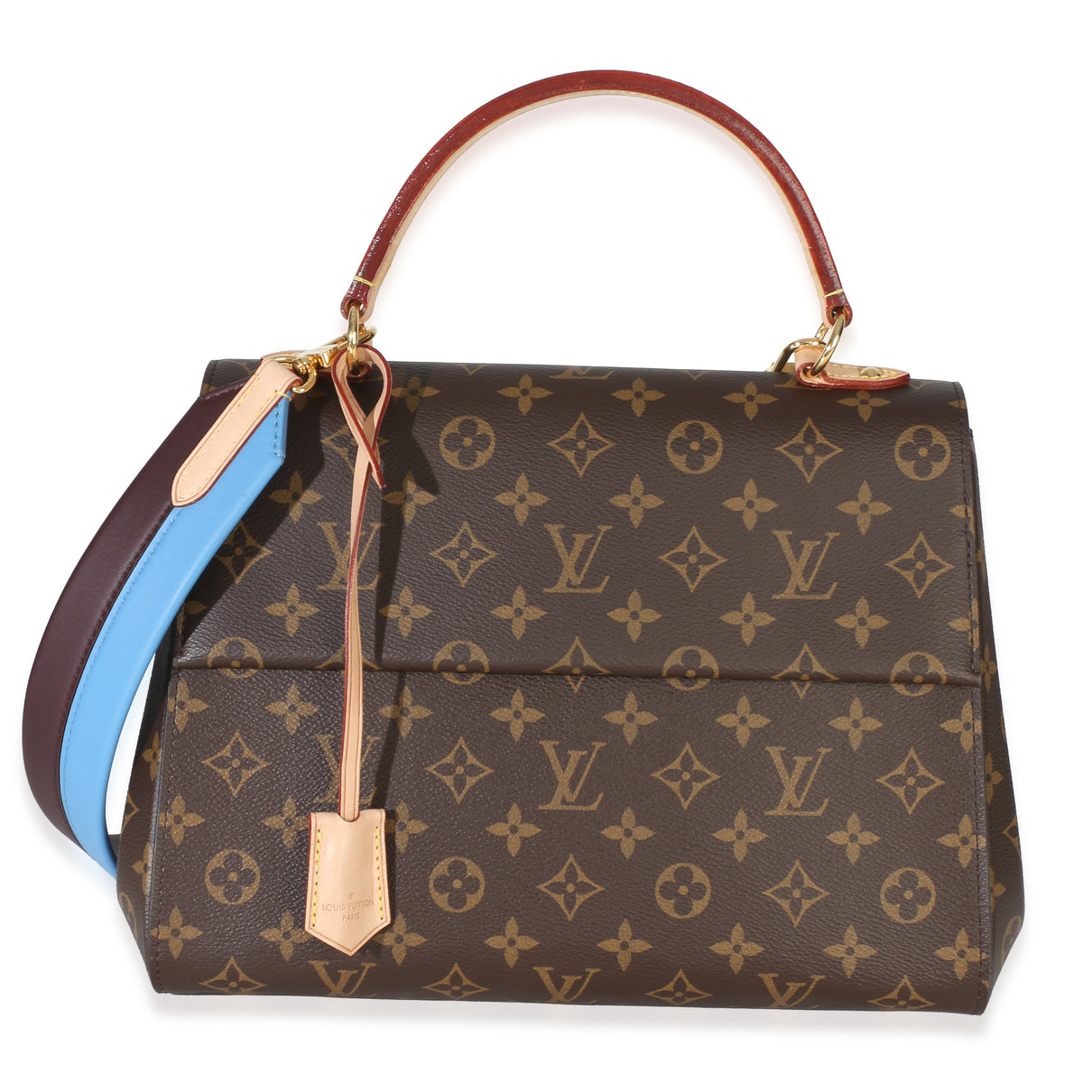 Louis Vuitton Blue Glacial Monogram Canvas Cluny MM Handbag id