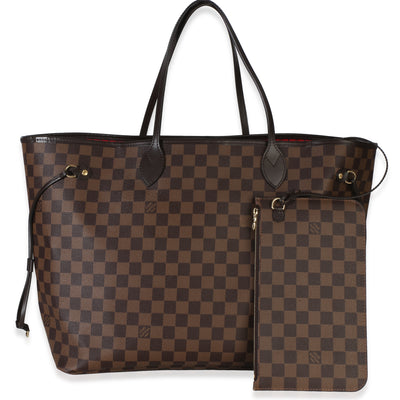 Louis Vuitton Damier Ebene Canvas Neverfull MM Handbag id