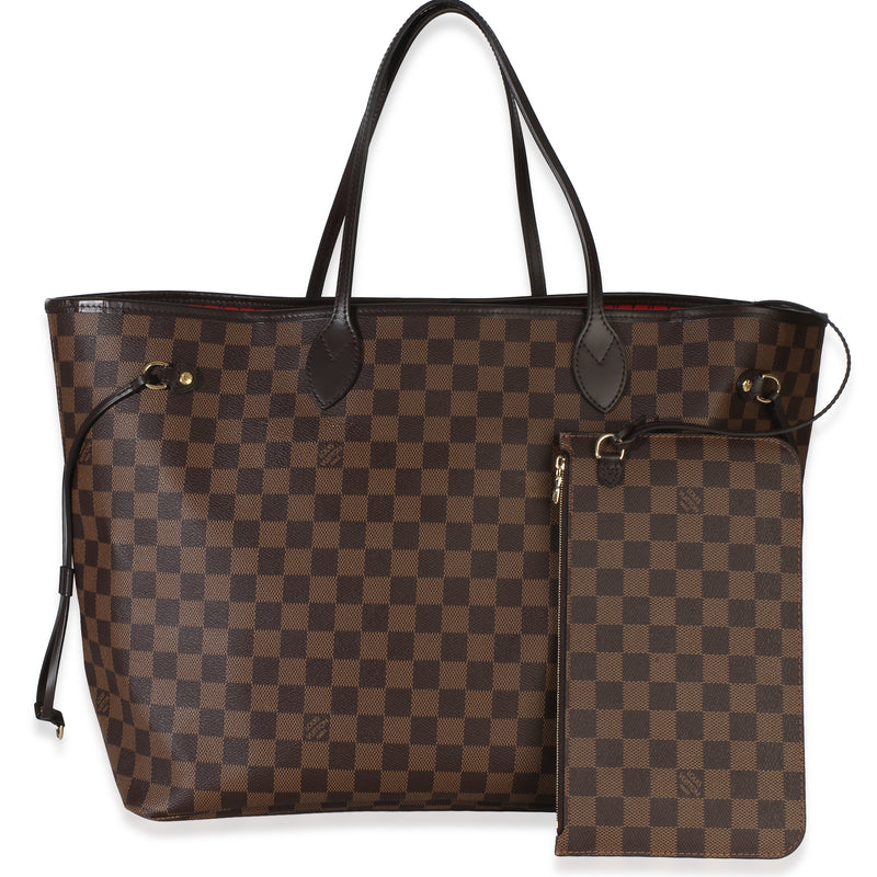 Louis Vuitton Damier Ebene Canvas Neverfull MM Handbag id