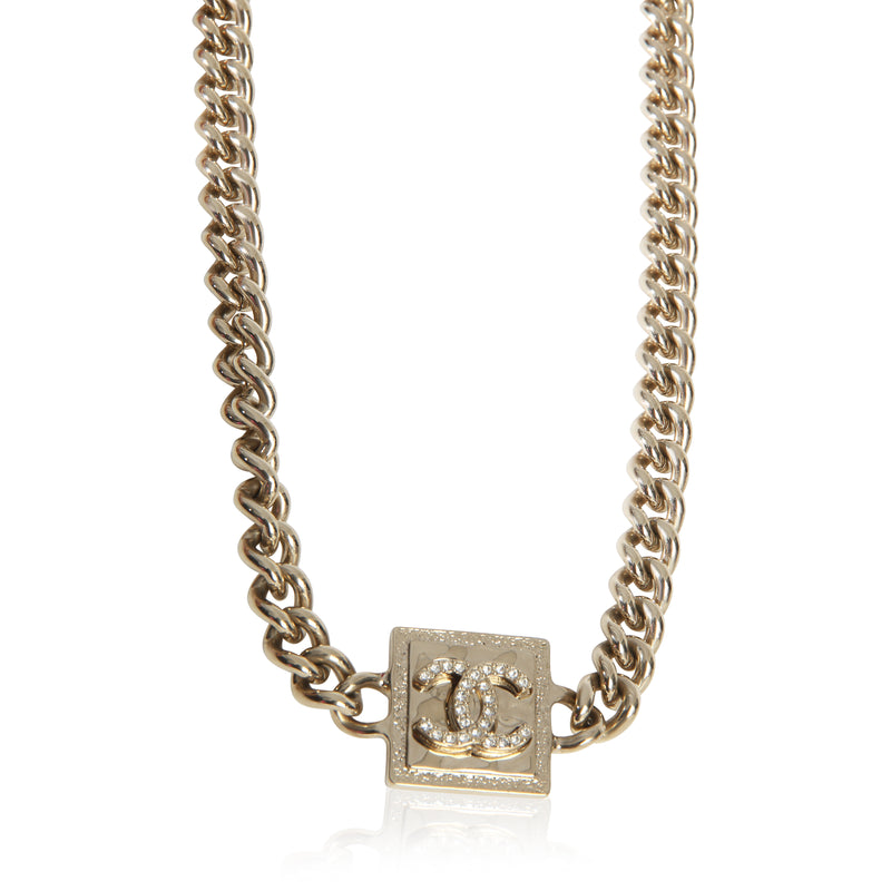 Chanel Gold Plated  2023 CC Choker Necklace id