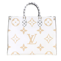 Louis Vuitton Kaki Monogram Giant Canvas Onthego GM Handbag id