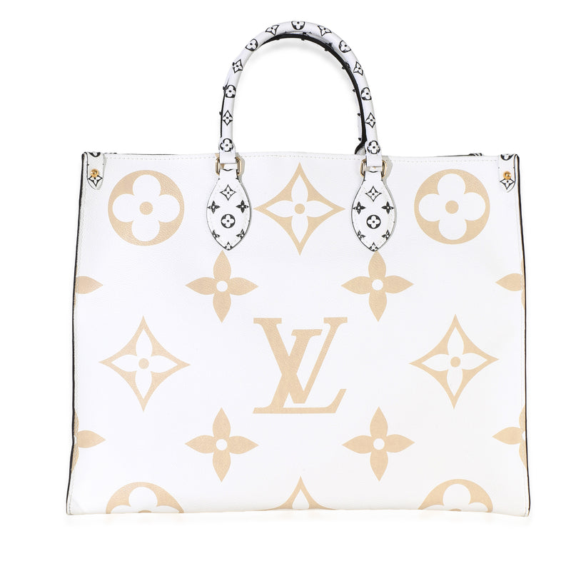 Louis Vuitton Kaki Monogram Giant Canvas Onthego GM Handbag id