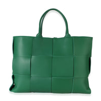 Bottega Veneta Racing Green Nappa Maxi Intrecciato Large Arco Tote Handbag id