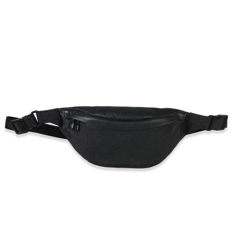 Louis Vuitton Black Monogram Shadow Discovery Bumbag Handbag id