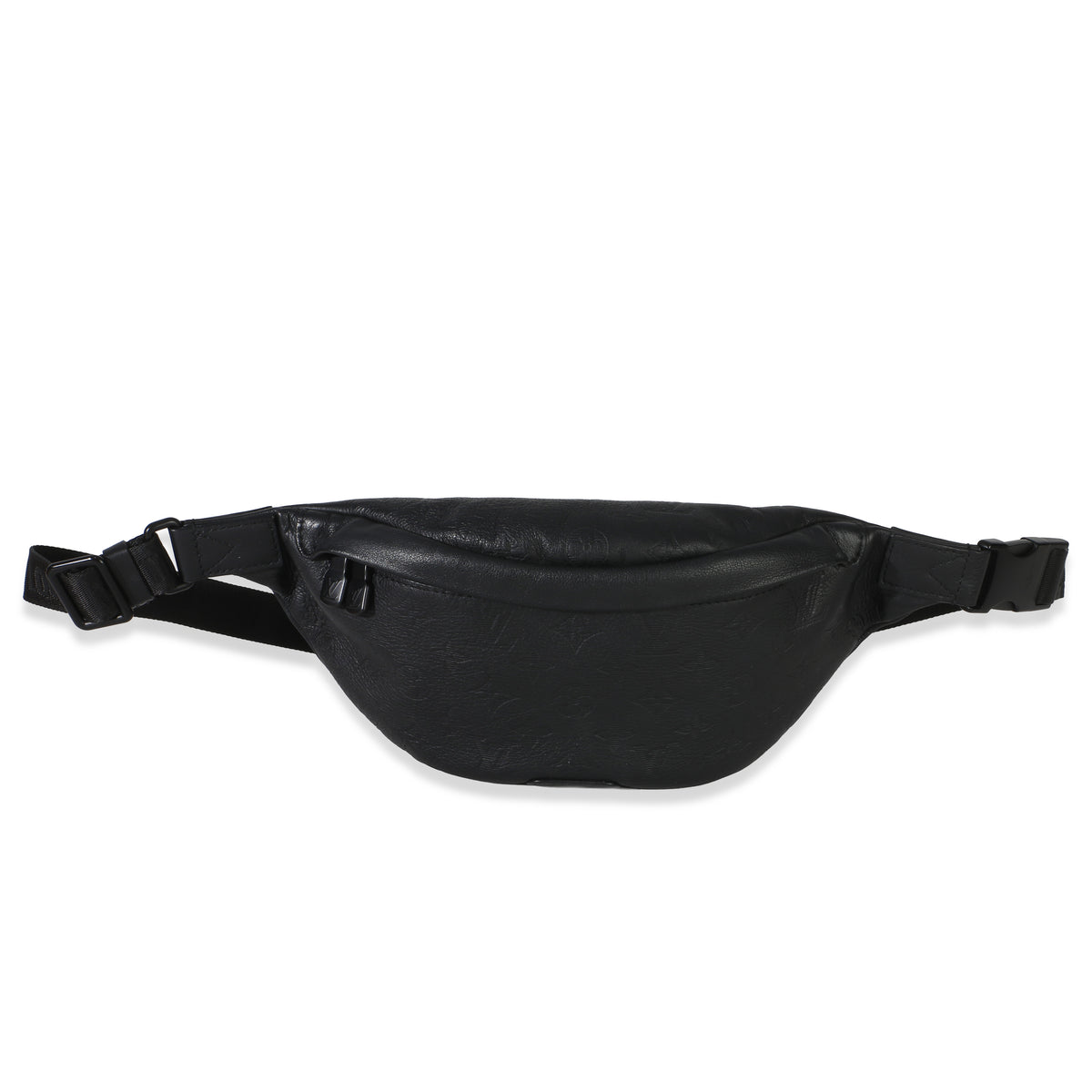 Louis Vuitton Black Monogram Shadow Discovery Bumbag Handbag fv
