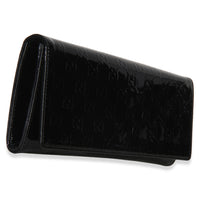 Gucci Black Microguccissima Patent Broadway Clutch Handbag 3