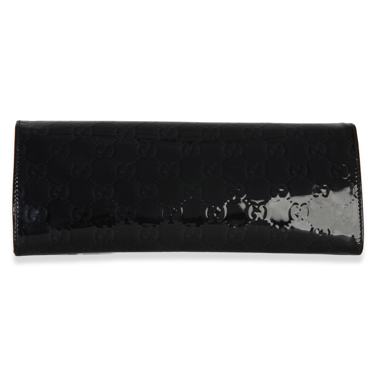Gucci Black Microguccissima Patent Broadway Clutch Handbag 4
