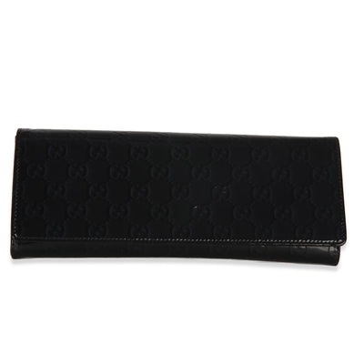 Gucci Black Microguccissima Patent Broadway Clutch Handbag id
