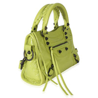 Balenciaga Pistache Agneau Arena Classic Hardware Mini Le City Bag Handbag 3