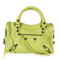 Balenciaga Pistache Agneau Arena Classic Hardware Mini Le City Bag Handbag fv