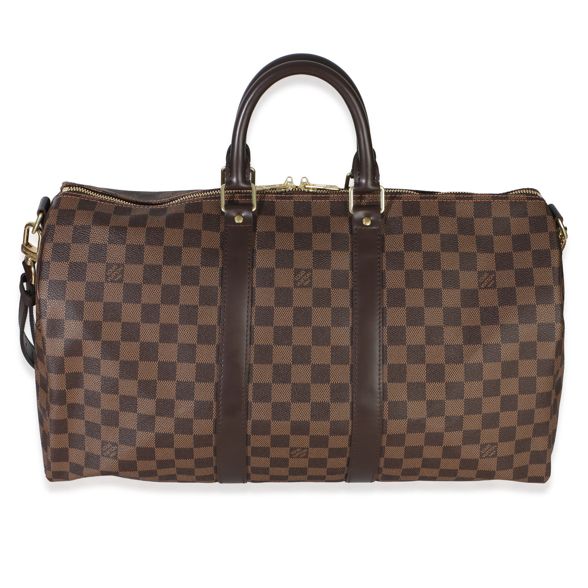 Louis Vuitton Damier Ebene Canvas Keepall Bandouliere 45 Handbag id
