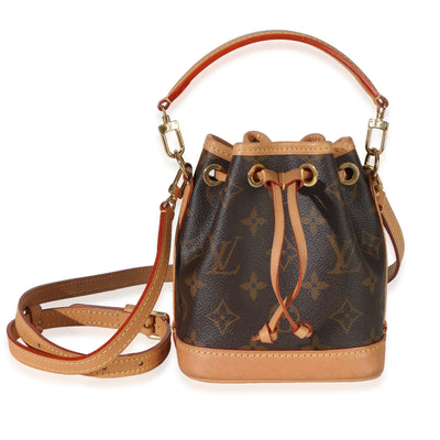 Louis Vuitton Monogram Canvas Nano Noe NV Handbag fv