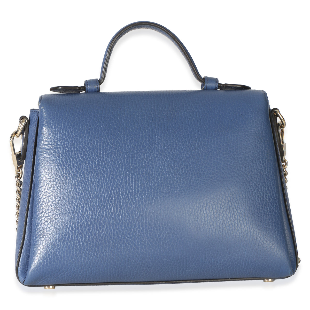 Gucci Blue Dollar Calfskin Interlocking GG Top Handle Bag Handbag 4