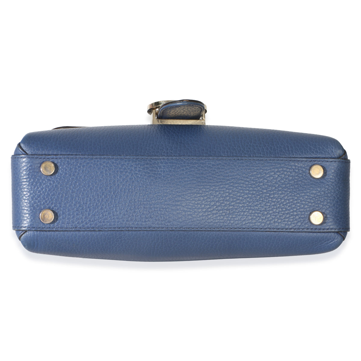 Gucci Blue Dollar Calfskin Interlocking GG Top Handle Bag Handbag 5