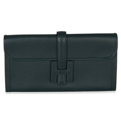 Hermès Vert Cypress Evercolor Jige Elan 29 Handbag id