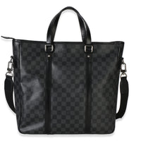 Louis Vuitton Damier Graphite Canvas Tadao Tote Handbag fv