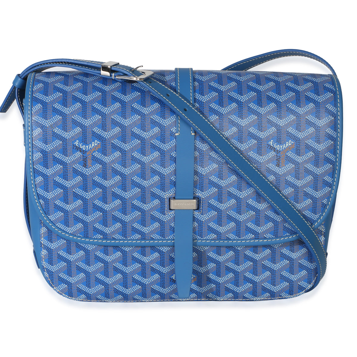 Goyard Sky Blue ine Canvas Belvedere II MM Handbag id