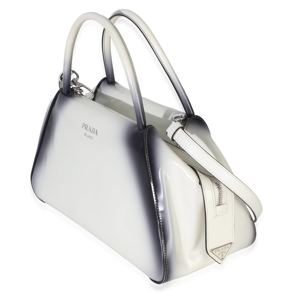 Prada White Sfumato Spazzolato Medium Supernova Bag Handbag 2