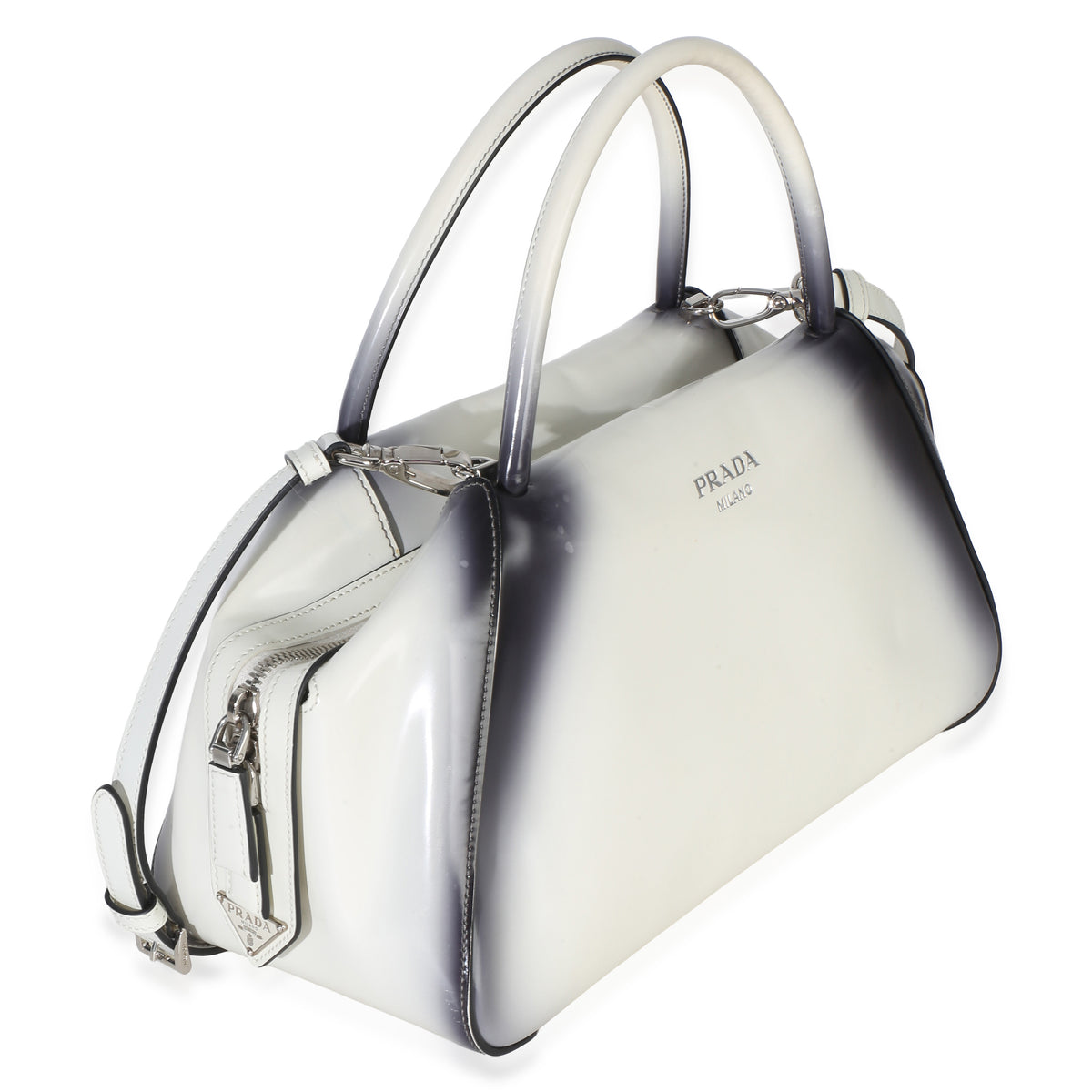Prada White Sfumato Spazzolato Medium Supernova Bag Handbag 3