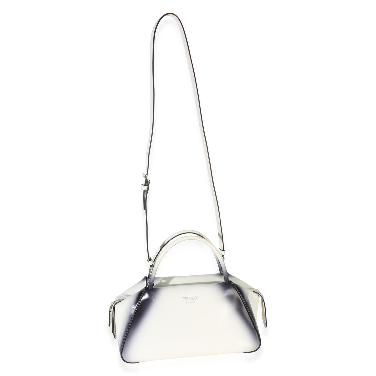 Prada White Sfumato Spazzolato Medium Supernova Bag Handbag 8
