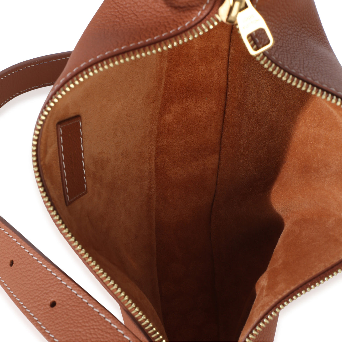 Louis Vuitton Cognac Smooth Calfskin Low Key Bumbag Handbag 8