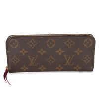 Louis Vuitton Fuschia Monogram Canvas Clemence Wallet Wallet id