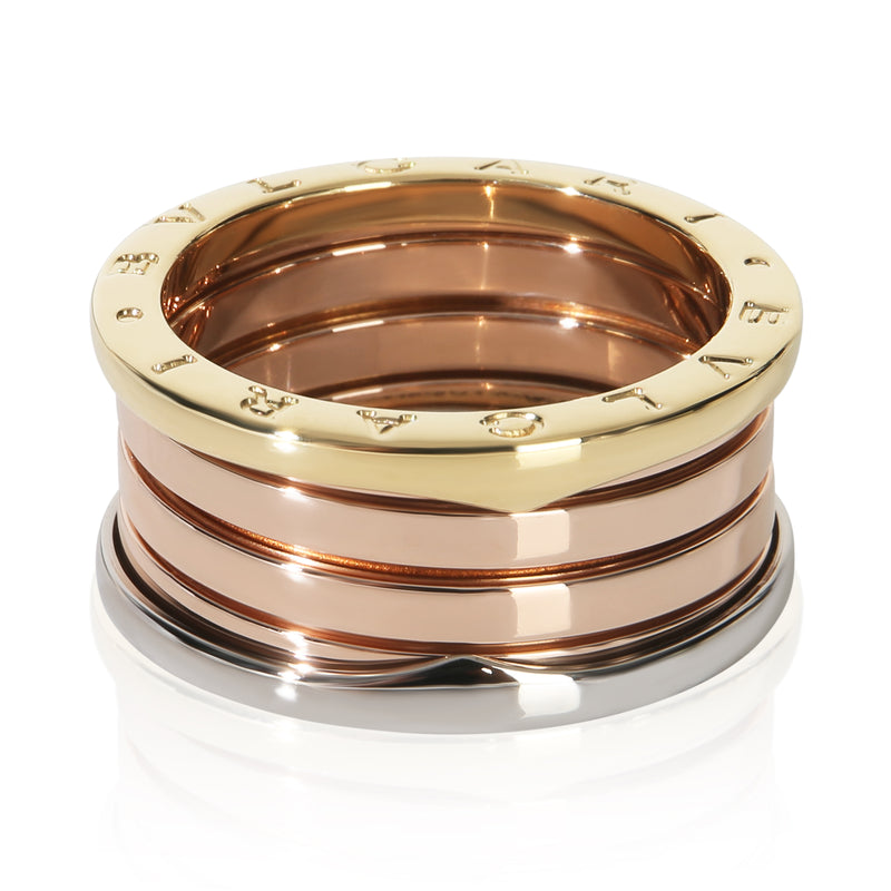 BVLGARI 3 Tone Gold  B.zero1 Ring fv