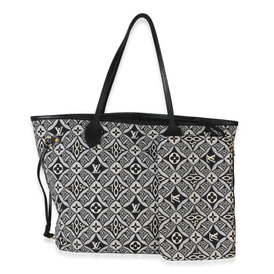 Louis Vuitton Black Since 1854 Jacquard Neverfull MM Handbag id