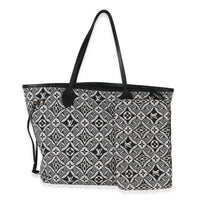 Louis Vuitton Black Since 1854 Jacquard Neverfull MM Handbag id