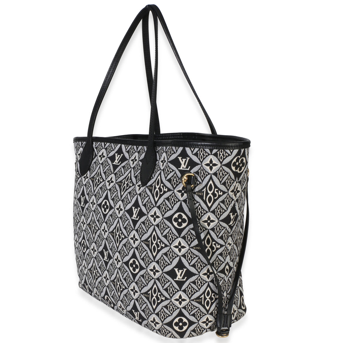 Louis Vuitton Black Since 1854 Jacquard Neverfull MM Handbag 2