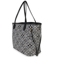 Louis Vuitton Black Since 1854 Jacquard Neverfull MM Handbag 2