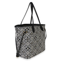 Louis Vuitton Black Since 1854 Jacquard Neverfull MM Handbag 3