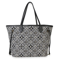 Louis Vuitton Black Since 1854 Jacquard Neverfull MM Handbag 4