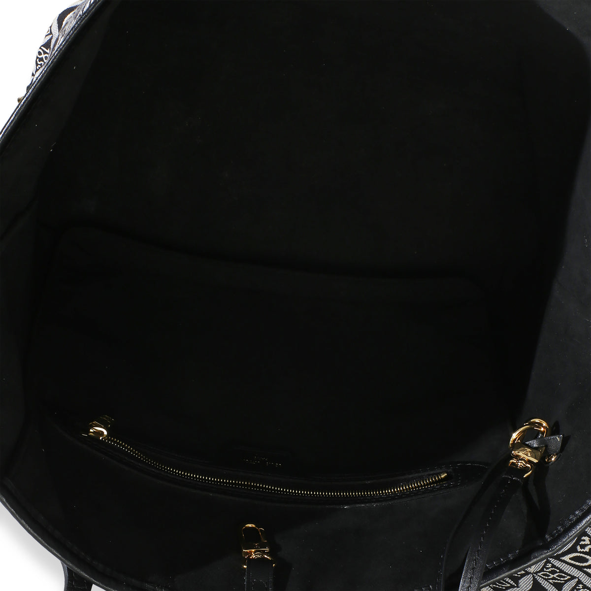 Louis Vuitton Black Since 1854 Jacquard Neverfull MM Handbag 8