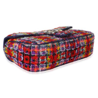 Gucci Purple Multicolor Tweed Small Marmont Shoulder Bag Handbag 7