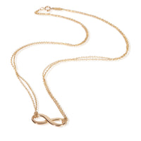 Tiffany & Co. Rose Gold  Infinity Necklace 3