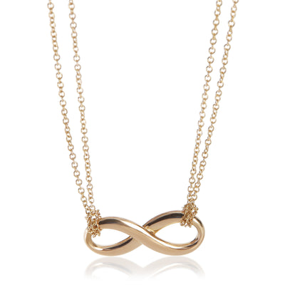 Tiffany & Co. Rose Gold  Infinity Necklace fv