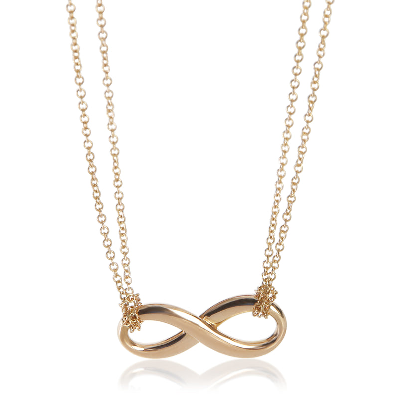 Tiffany & Co. Rose Gold  Infinity Necklace fv