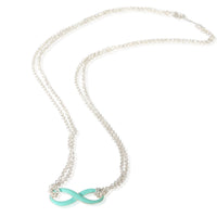 Tiffany & Co. Sterling Silver  Infinity Necklace 3