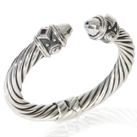 David Yurman Sterling Silver  Hinged Renaissance Bracelet 4