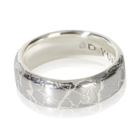 David Yurman Sterling Silver  Streamline Meteorite Band 2