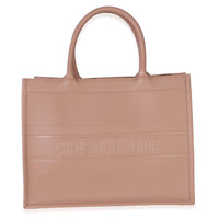 Christian Dior Light Pink Embossed Calfskin Medium Book Tote Handbag id