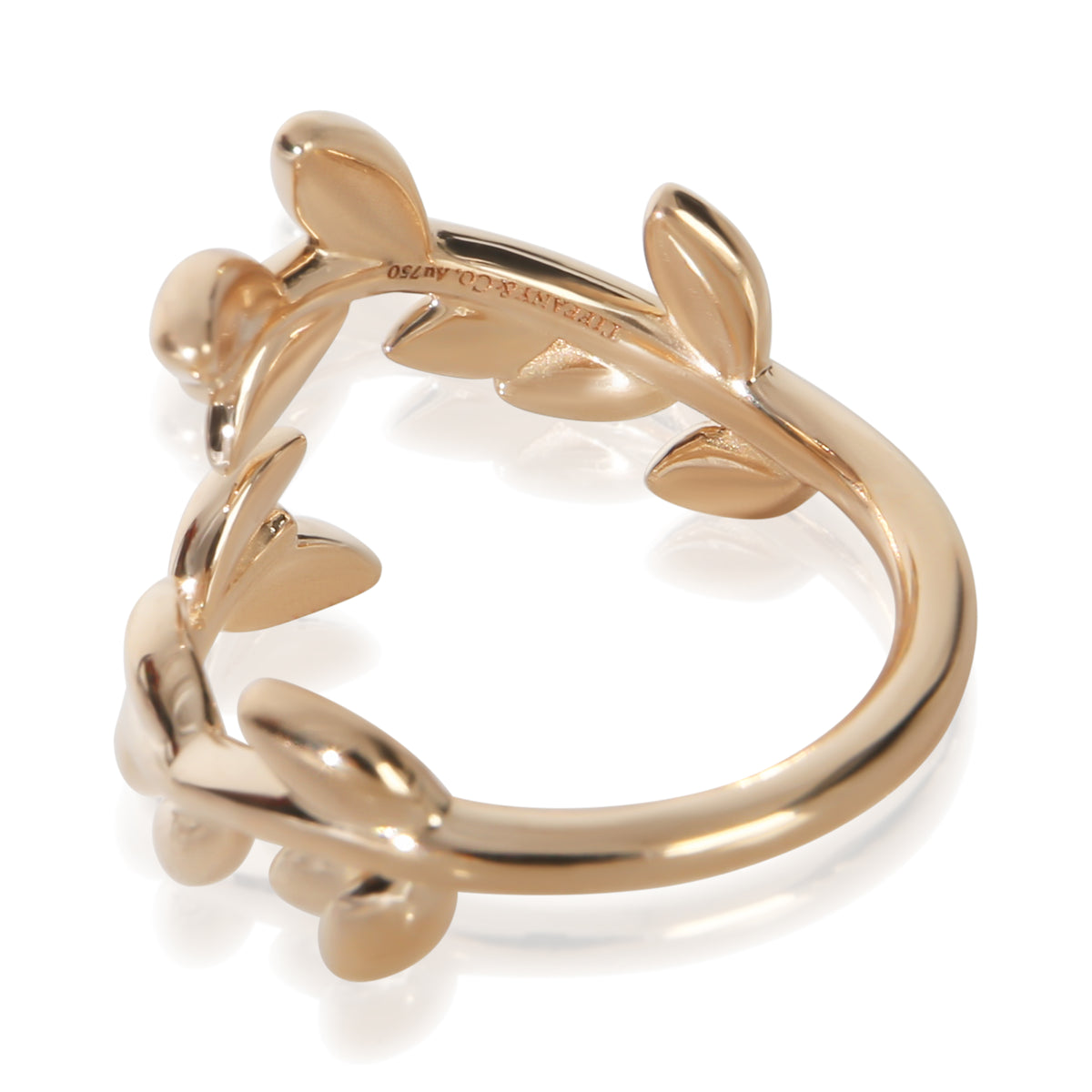 Tiffany & Co. Rose Gold  Paloma Picasso Olive Leaf Ring 3