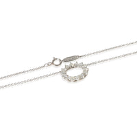 Tiffany & Co. Platinum Diamond Circle Pendant, 0.56 CTW 2