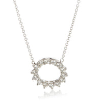 Tiffany & Co. Platinum Diamond Circle Pendant, 0.56 CTW fv