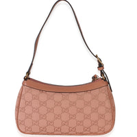 Gucci Light Pink GG Canvas Small Ophidia Shoulder Bag Handbag 4